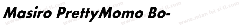Masiro PrettyMomo Bo字体转换